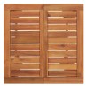 Table de bar de jardin 60x60x105 cm Bois d'acacia solide  