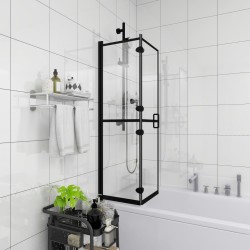 Cabine de douche pliable ESG 100x140 cm Noir 