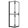 Cabine de douche pliable ESG 100x140 cm Noir 