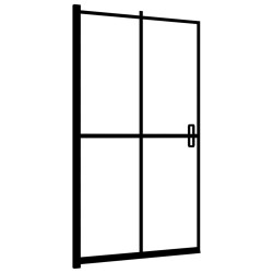 Cabine de douche pliable ESG 100x140 cm Noir 