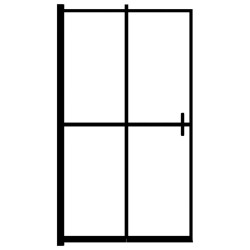 Cabine de douche pliable ESG 100x140 cm Noir 