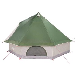 Tente familiale tipi verte pour 8 personnes, imperméable 