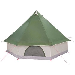Tente familiale tipi verte pour 8 personnes, imperméable 