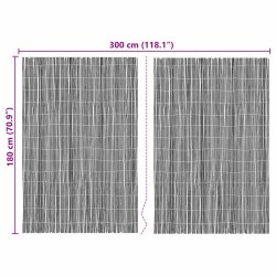 Clotûre en bambou 300x180 cm 