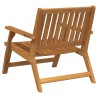 Chaises de jardin , 2 pièces, 76 x 67 x 73,5 cm, en bois d'acacia massif. 