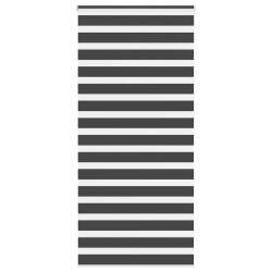 Store zèbre noir 100x230 cm largeur du tissu 95,9 cm polyester 