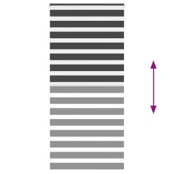 Store zèbre noir 100x230 cm largeur du tissu 95,9 cm polyester 