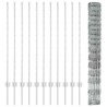 Poteaux de Clôture 22 pcs U-Channel 120 cm Acier Galva 