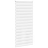 Store zèbre blanc 100x230 cm largeur du tissu 95,9cm polyester 