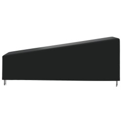 Housse de chaise longue noir 210x80x45/75 cm oxford 420D 