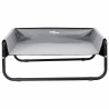Lit surélevé pour chien Gris clair Tissu Oxford ML et Acier 