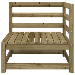 Canapés d'angle de jardin 2 pcs 70x70x67cm bois de pin imprégné 