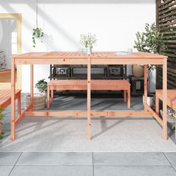 Table de jardin 203,5x90x110 cm bois massif de douglas 