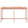Table de jardin 203,5x90x110 cm bois massif de douglas 