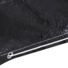 Housses de meubles de jardin 2 pcs 6 œillets 160x80x75 cm 