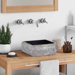 Lavabo Noir 30x30x13 cm Marbre 