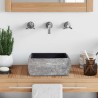Lavabo Noir 30x30x13 cm Marbre 