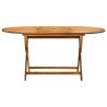 Table de jardin pliable 160x85x75 cm Bois d'acacia massif 