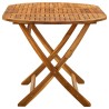 Table de jardin pliable 160x85x75 cm Bois d'acacia massif 