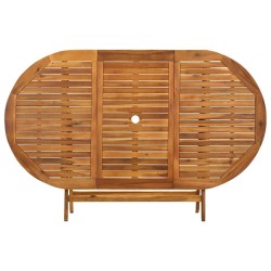 Table de jardin pliable 160x85x75 cm Bois d'acacia massif 