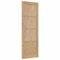 Porte intérieure 'ORKDAL'78x232x4 cm en bois massif de pin 