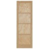 Porte intérieure 'ORKDAL'78x232x4 cm en bois massif de pin 