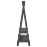 Porte-vêtements Gris 100x45,5x150 cm Bois de pin massif 