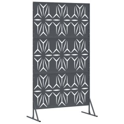 Écran de confidentialité anthracite 100x50x180 cm en acier. 