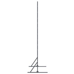 Écran de confidentialité anthracite, 100x50x180 cm, en acier 