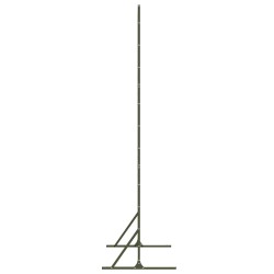 Écran de confidentialité , vert olive, 100x50x180 cm, en acier 