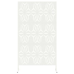 Écran de confidentialité blanc 100x50x180 cm en acier. 