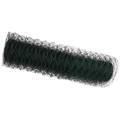 Clôture hexagonale Vert 0.8 x 25 m Acier 