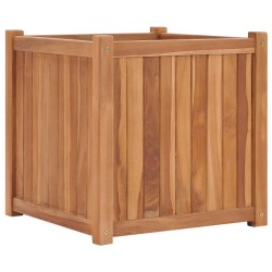 Lit surélevé 50x50x50 cm Bois de teck solide 