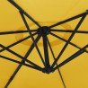 Parasol mural jaune 290 cm 
