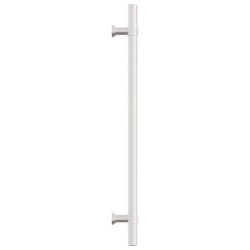 Poignées d'armoire 10 pcs argenté 224 mm acier inoxydable 