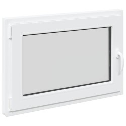Fenêtre de sous-sol« RISOR » 90 x 50 cm oscillo-battante DIN gauche blanche 