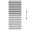 Store zèbre gris foncé largeur du tissu 100,9 cm polyester 