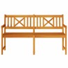 Banc de jardin 150x55,5x90 cm Acacia massif 