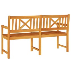Banc de jardin 150x55,5x90 cm Acacia massif 