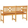Banc de jardin 150x55,5x90 cm Acacia massif 