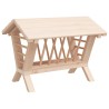 Mangeoire à foin pour lapins 44x33x33 cm bois massif de sapin 
