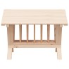 Mangeoire à foin pour lapins 44x33x33 cm bois massif de sapin 