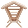 Mangeoire à foin pour lapins 44x33x33 cm bois massif de sapin 