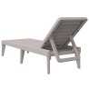 Chaise longue cappuccino 186x60x29 cm PP 