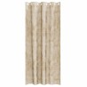 Rideaux en velours 2 pcs avec œillets crème 140x225 cm 