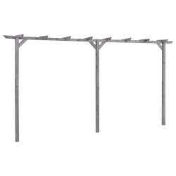 Pergola de jardin Gris 400x40x205 cm Bois de pin imprégné 