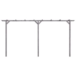 Pergola de jardin Gris 400x40x205 cm Bois de pin imprégné 