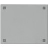 Tableau noir magnétique mural Blanc 60x50 cm Verre trempé 