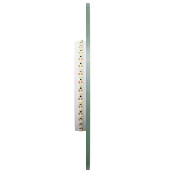 Miroir de salle de bain à LED 50x20 cm ovale 