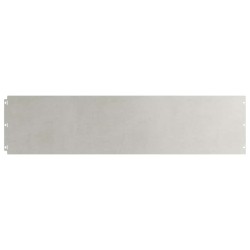Bordures de pelouse 10 pcs 25x103 cm acier inoxydable 